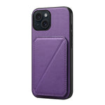 Custodia per telefono con doppio slot per scheda D04 in vitello texture, For iPhone 15, For iPhone 14 Plus, For iPhone 14, For iPhone 14 Pro, For iPhone 14 Pro Max, For iPhone 13 Pro Max