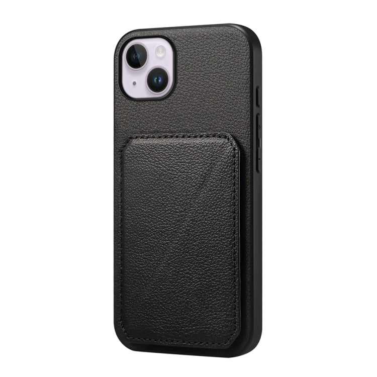 Custodia per telefono con doppio slot per scheda D04 in vitello texture, For iPhone 15, For iPhone 14 Plus, For iPhone 14, For iPhone 14 Pro, For iPhone 14 Pro Max, For iPhone 13 Pro Max