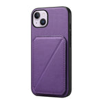 Custodia per telefono con doppio slot per scheda D04 in vitello texture, For iPhone 15, For iPhone 14 Plus, For iPhone 14, For iPhone 14 Pro, For iPhone 14 Pro Max, For iPhone 13 Pro Max