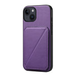 Custodia per telefono con doppio slot per scheda D04 in vitello texture, For iPhone 15, For iPhone 14 Plus, For iPhone 14, For iPhone 14 Pro, For iPhone 14 Pro Max, For iPhone 13 Pro Max