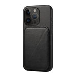 Custodia per telefono con doppio slot per scheda D04 in vitello texture, For iPhone 15, For iPhone 14 Plus, For iPhone 14, For iPhone 14 Pro, For iPhone 14 Pro Max, For iPhone 13 Pro Max