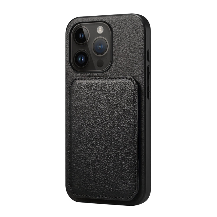 Custodia per telefono con doppio slot per scheda D04 in vitello texture, For iPhone 15, For iPhone 14 Plus, For iPhone 14, For iPhone 14 Pro, For iPhone 14 Pro Max, For iPhone 13 Pro Max