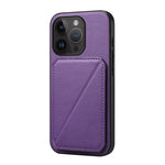 Custodia per telefono con doppio slot per scheda D04 in vitello texture, For iPhone 15, For iPhone 14 Plus, For iPhone 14, For iPhone 14 Pro, For iPhone 14 Pro Max, For iPhone 13 Pro Max