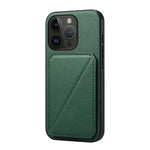 Custodia per telefono con doppio slot per scheda D04 in vitello texture, For iPhone 15, For iPhone 14 Plus, For iPhone 14, For iPhone 14 Pro, For iPhone 14 Pro Max, For iPhone 13 Pro Max
