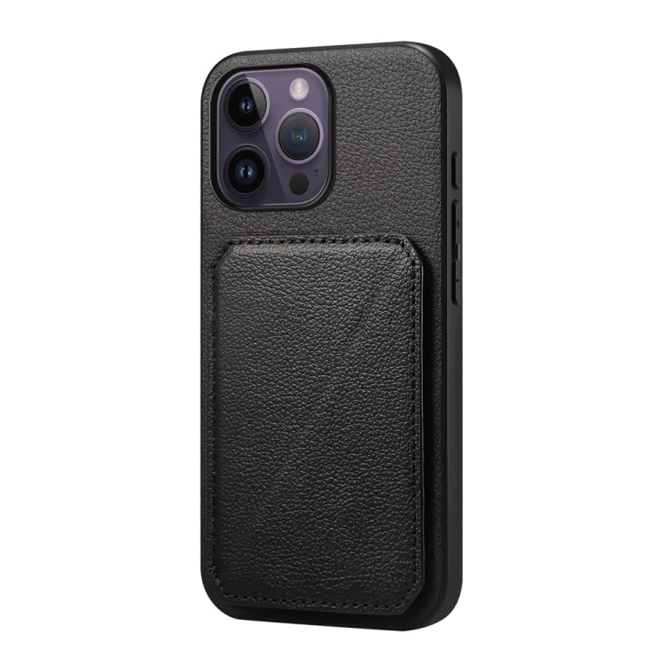 Custodia per telefono con doppio slot per scheda D04 in vitello texture, For iPhone 15, For iPhone 14 Plus, For iPhone 14, For iPhone 14 Pro, For iPhone 14 Pro Max, For iPhone 13 Pro Max