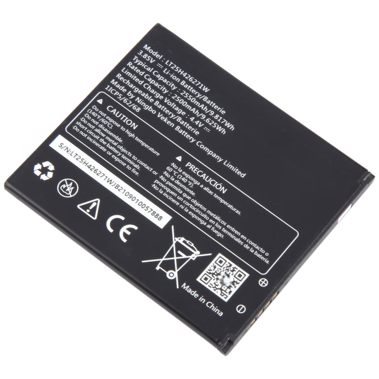 Batteria sostitutiva 2550mAh per Wiko SAS U307AS