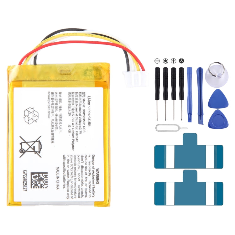 Batteria sostitutiva per JBL Go 3 750mAh
