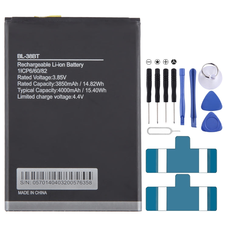 Batteria sostitutiva per Tecno Pop 5 GO BL-38BT 4000mAh e modelli Tecno Spark