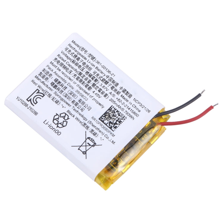 Batteria di ricambio Garmin Venu SQ e Forerunner 158 - immagine 2