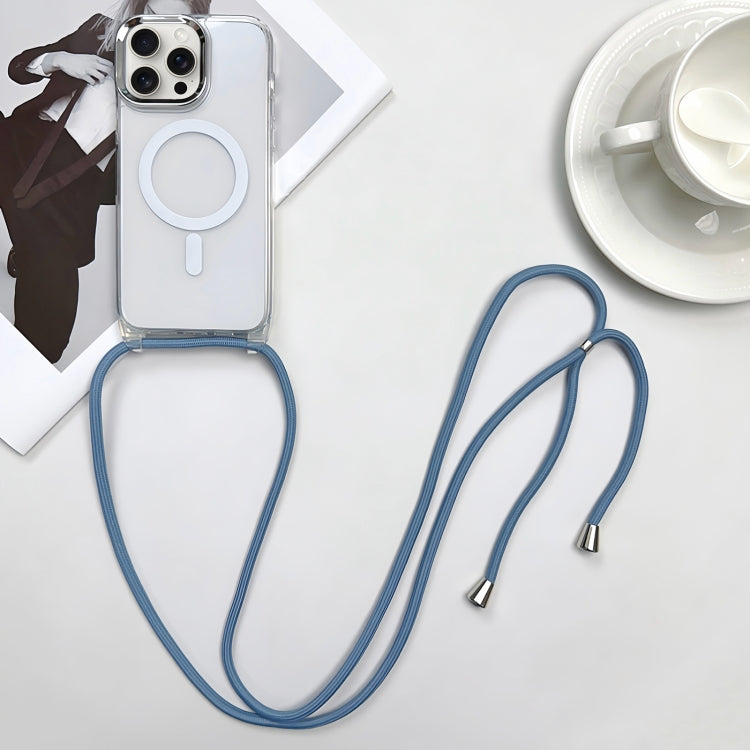 Custodia magnetica MagSafe per PC + telefono in TPU con cordino, For iPhone 16, For iPhone 15 Pro Max