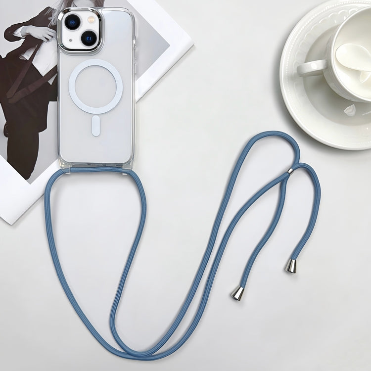 Custodia magnetica MagSafe per PC + telefono in TPU con cordino, For iPhone 14, For iPhone 14 Pro