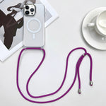 Custodia magnetica MagSafe per PC + telefono in TPU con cordino, For iPhone 14 Pro Max, For iPhone 13 Pro Max