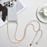 Custodia magnetica MagSafe per PC + telefono in TPU con cordino, For iPhone 14 Pro Max, For iPhone 13 Pro Max