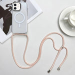 Custodia magnetica MagSafe per PC + telefono in TPU con cordino, For iPhone 12, For iPhone 12 Pro Max