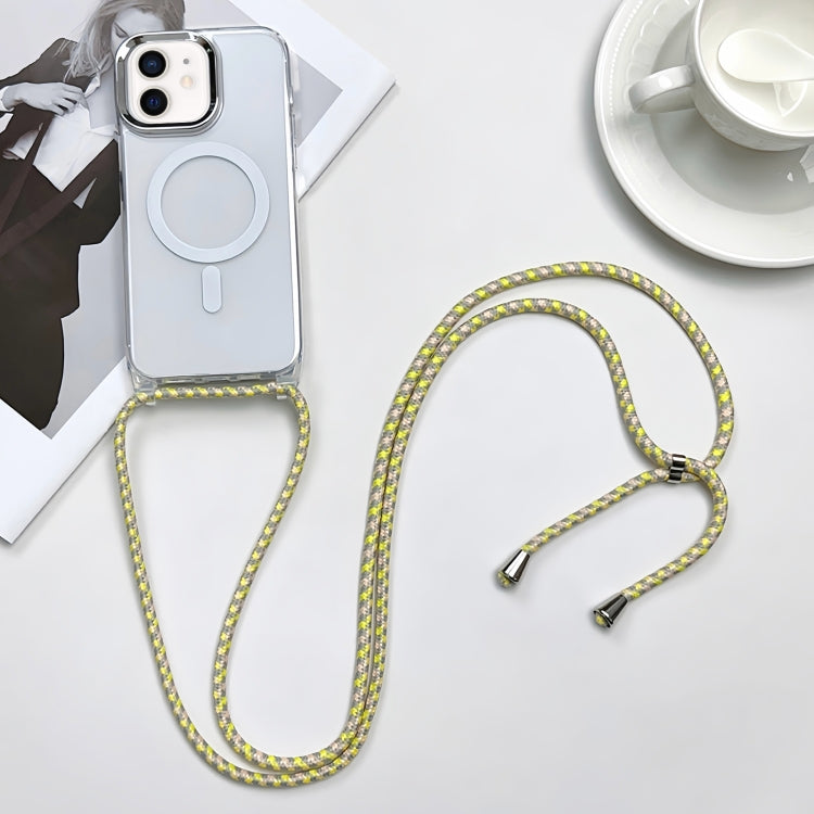Custodia magnetica MagSafe per PC + telefono in TPU con cordino, For iPhone 12 Pro, For iPhone 11 Pro Max, For iPhone 11