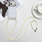 Custodia magnetica MagSafe per PC + telefono in TPU con cordino, For iPhone 17e / 16e, For iPhone 17 Pro Max