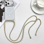 Custodia magnetica MagSafe per PC + telefono in TPU con cordino, For iPhone 17e / 16e, For iPhone 17 Pro Max