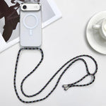 Custodia magnetica MagSafe per PC + telefono in TPU con cordino, For iPhone Air, For iPhone 16 Pro Max