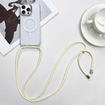 Custodia magnetica MagSafe per PC + telefono in TPU con cordino, For iPhone 16 Pro, For iPhone 16 Plus