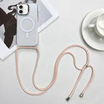 Custodia magnetica MagSafe per PC + telefono in TPU con cordino, For iPhone 16, For iPhone 15 Pro Max