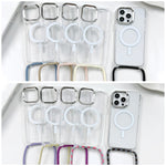 Custodia magnetica MagSafe per PC + telefono in TPU con cordino, For iPhone 16, For iPhone 15 Pro Max