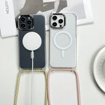 Custodia magnetica MagSafe per PC + telefono in TPU con cordino, For iPhone 17e / 16e, For iPhone 17 Pro Max