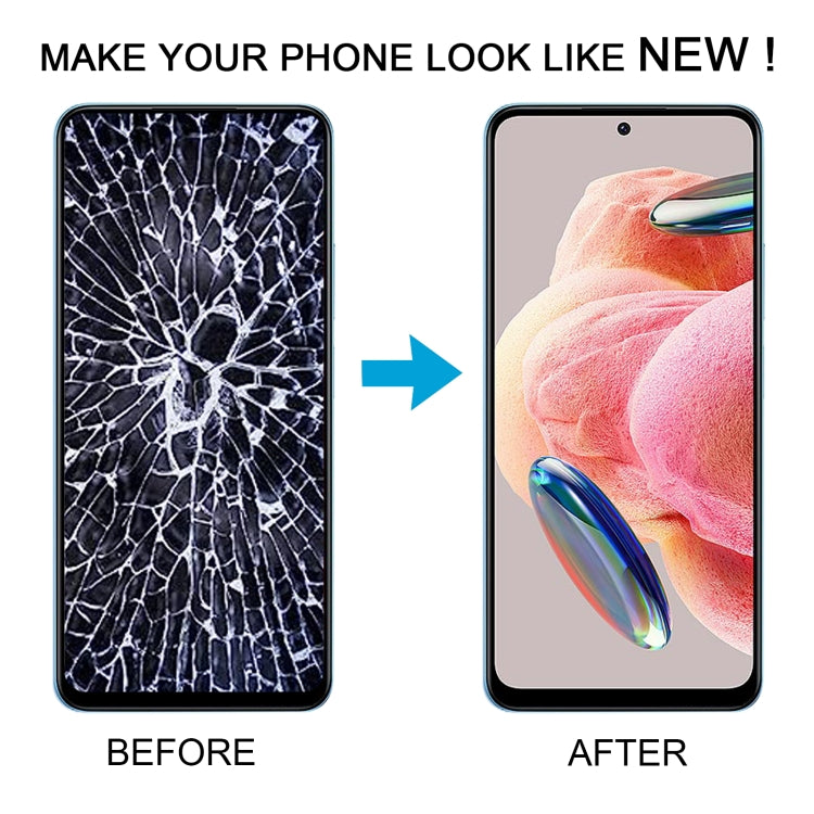 Digitalizzatore OLED con cornice per Xiaomi Redmi Note 12 e Poco