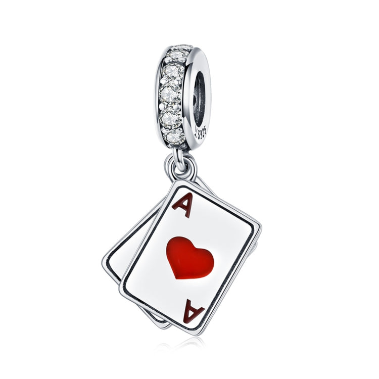 Ciondolo cuore rosso in argento sterling S925