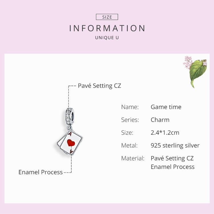 Ciondolo cuore rosso in argento sterling S925