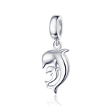 Ciondolo delfino in argento sterling S925