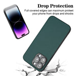 Custodia in pelle per iPhone 15 Pro Max e 15 Plus