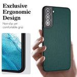 Custodia singola per telefono con motivo in pelle R20, For Samsung Galaxy S21 FE 5G, For Samsung Galaxy A52 5G, For Samsung Galaxy A12