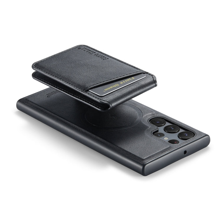 Custodia per telefono con porta carte magnetica in pelle di mucca per Samsung