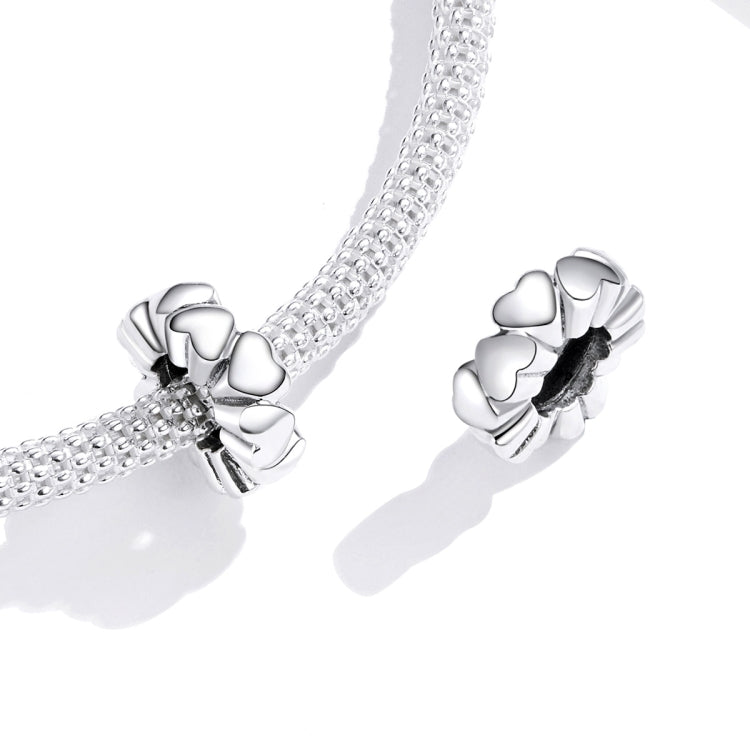 Perline cuore in argento sterling S925 per gioielli
