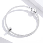 Perline cuore in argento sterling S925 per gioielli