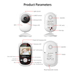 Telecamera baby monitor con schermo LCD 2,4 pollici