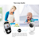 Telecamera baby monitor con schermo LCD 2,4 pollici