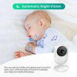 Telecamera baby monitor con schermo LCD 2,4 pollici