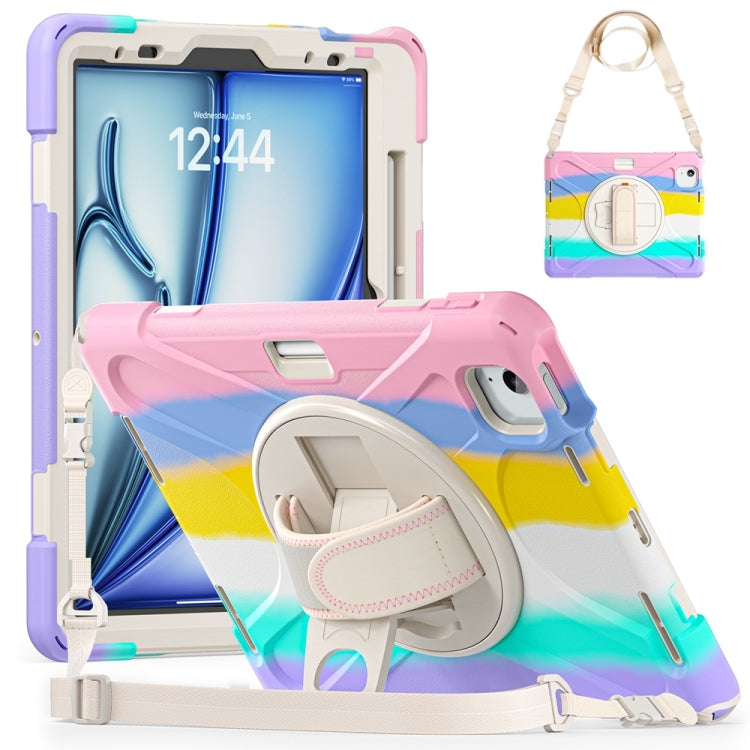 Custodia tablet in silicone con impugnatura girevole per iPad Air