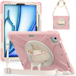 Custodia tablet in silicone con impugnatura girevole per iPad Air