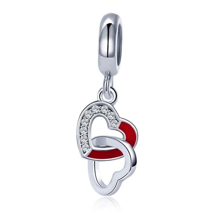 Ciondolo cuore a cuore in argento 925 per gioielli