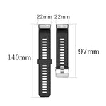 Cinturino in silicone per Garmin Forerunner 30/35