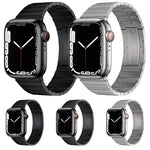 Cinturino per orologio in metallo titanio con barre a molla con articolazione in bambù a perla singola PG65, For Apple Watch Series 10 46mm, For Apple Watch Series 10 42mm, For Apple Watch SE 2023 44mm, For Apple Watch SE 2023 40mm                     ...
