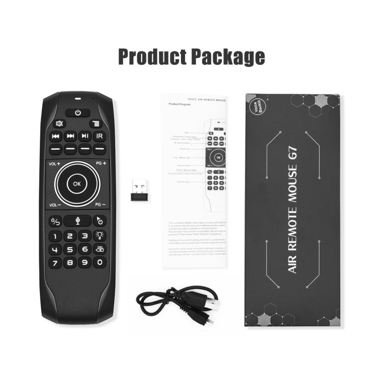 G7V Pro Fly Air Mouse wireless 2.4GHz con giroscopio