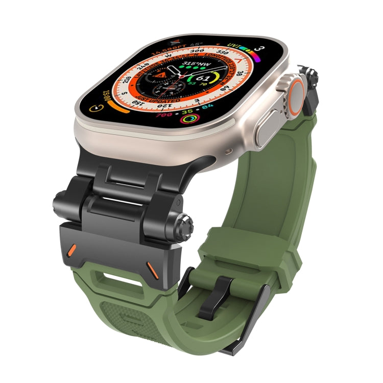 Cinturino per orologio in TPU con connettore in acciaio inossidabile, For Apple Watch Series 2 42mm