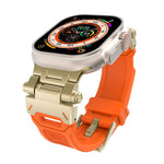 Cinturino per orologio in TPU con connettore in acciaio inossidabile, For Apple Watch Series 2 42mm