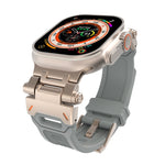 Cinturino per orologio in TPU con connettore in acciaio inossidabile, For Apple Watch Series 2 42mm