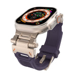 Cinturino per orologio in TPU con connettore in acciaio inossidabile, For Apple Watch Series 2 42mm