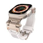 Cinturino per orologio in TPU con connettore in acciaio inossidabile, For Apple Watch Series 2 42mm