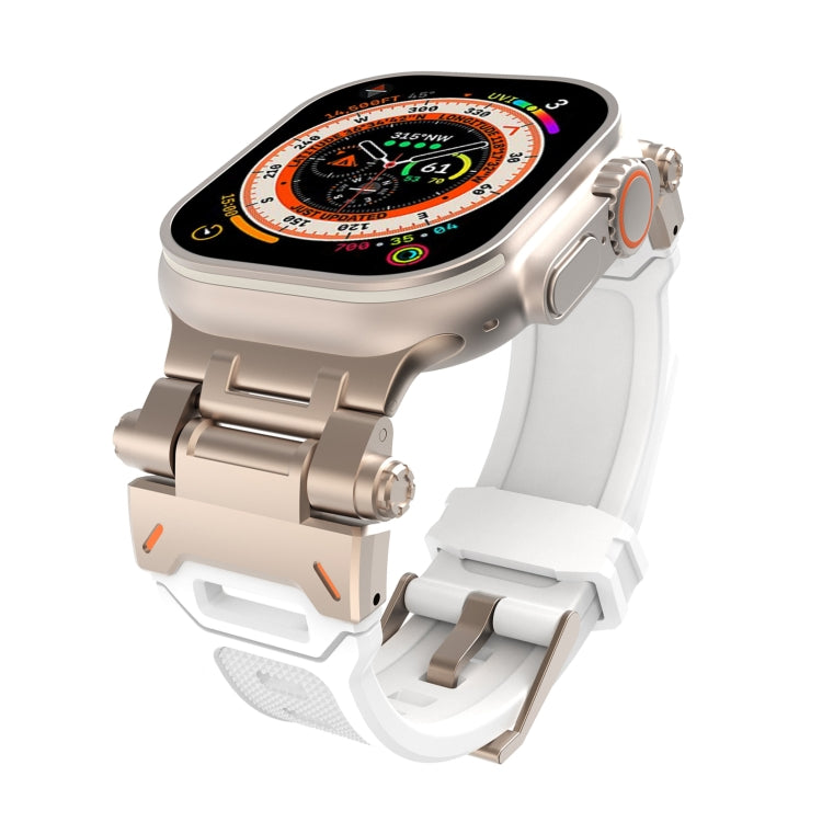 Cinturino per orologio in TPU con connettore in acciaio inossidabile, For Apple Watch Series 2 42mm